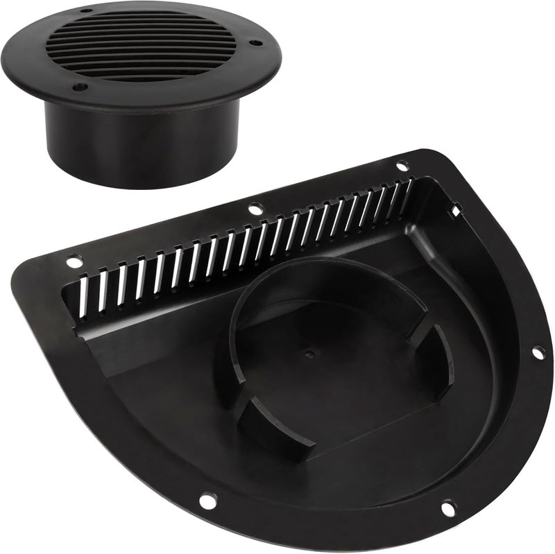 Lonffery Trailer Vent - RV Vent Covers for Trailer - RV ATV Cycle Truck Cargo Work Trailer Side Air Vents - Image 1